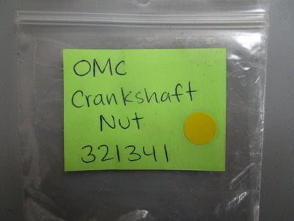 *NEW OEM* 0820 OMC Johnson Evinrude Crankshaft Nut 321341 0321341