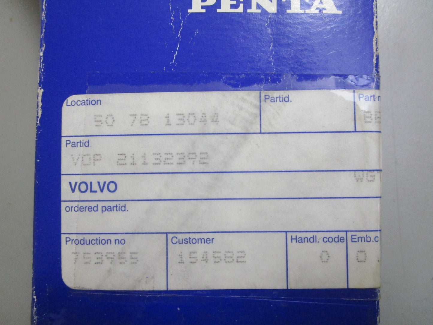 *NEW OEM* 0820 Volvo Penta Belt 21132392