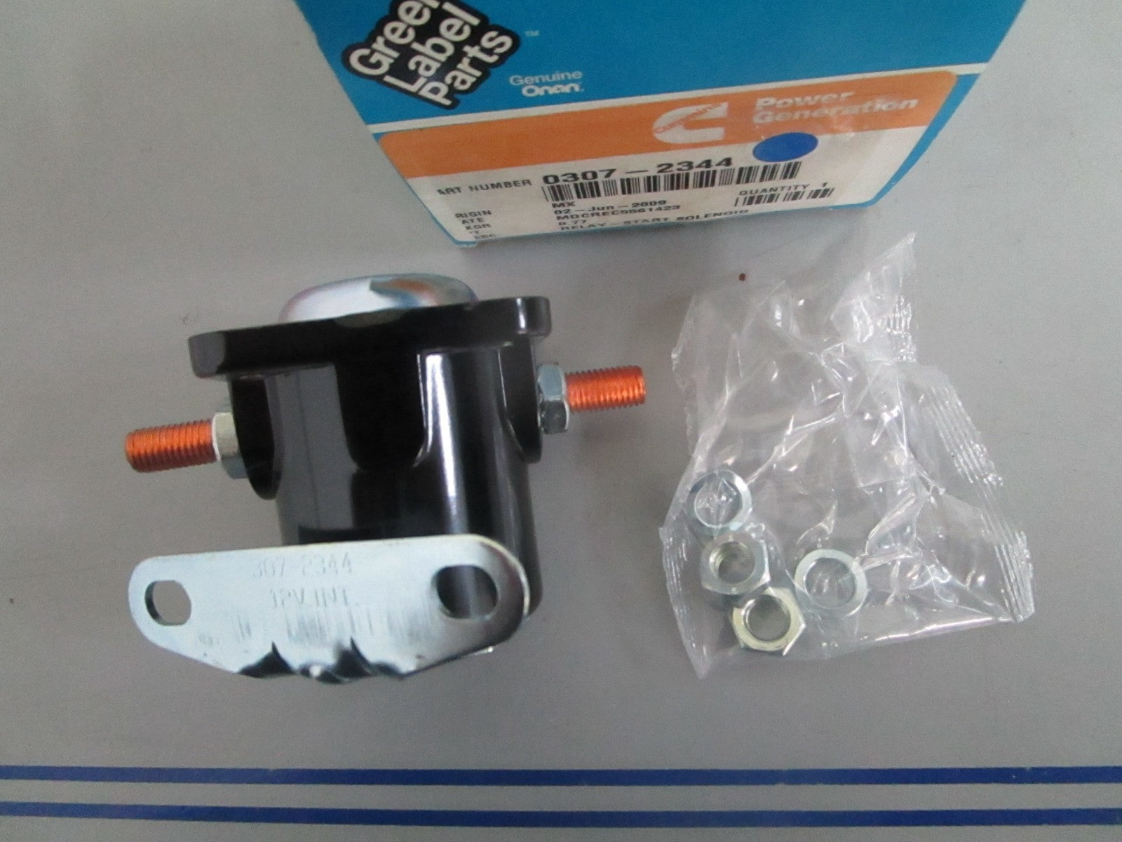 *NEW OEM* 0820 Onan Cummins Starter Solenoid Relay 0307-2344