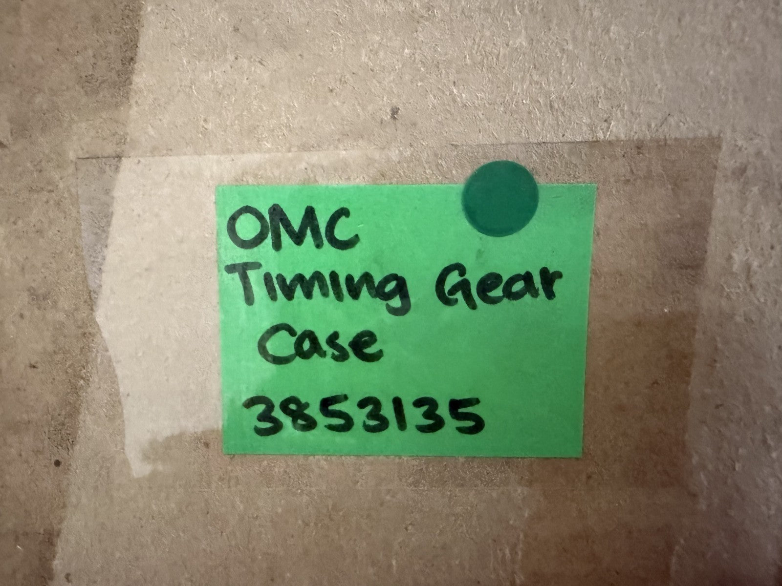 NEW OEM 3853135 OMC Johnson Evinrude Timing Gear Case 0820