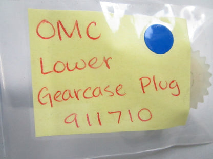 *NEW OEM* 0810 OMC Johnson Evinrude Lower Gearcase Plug 911710 0911710