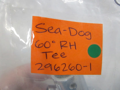 Sea-Dog NEW Chrome 60 Degree Rail Tee Right Hand 7/8" Zinc 296260-1 Marine 0810