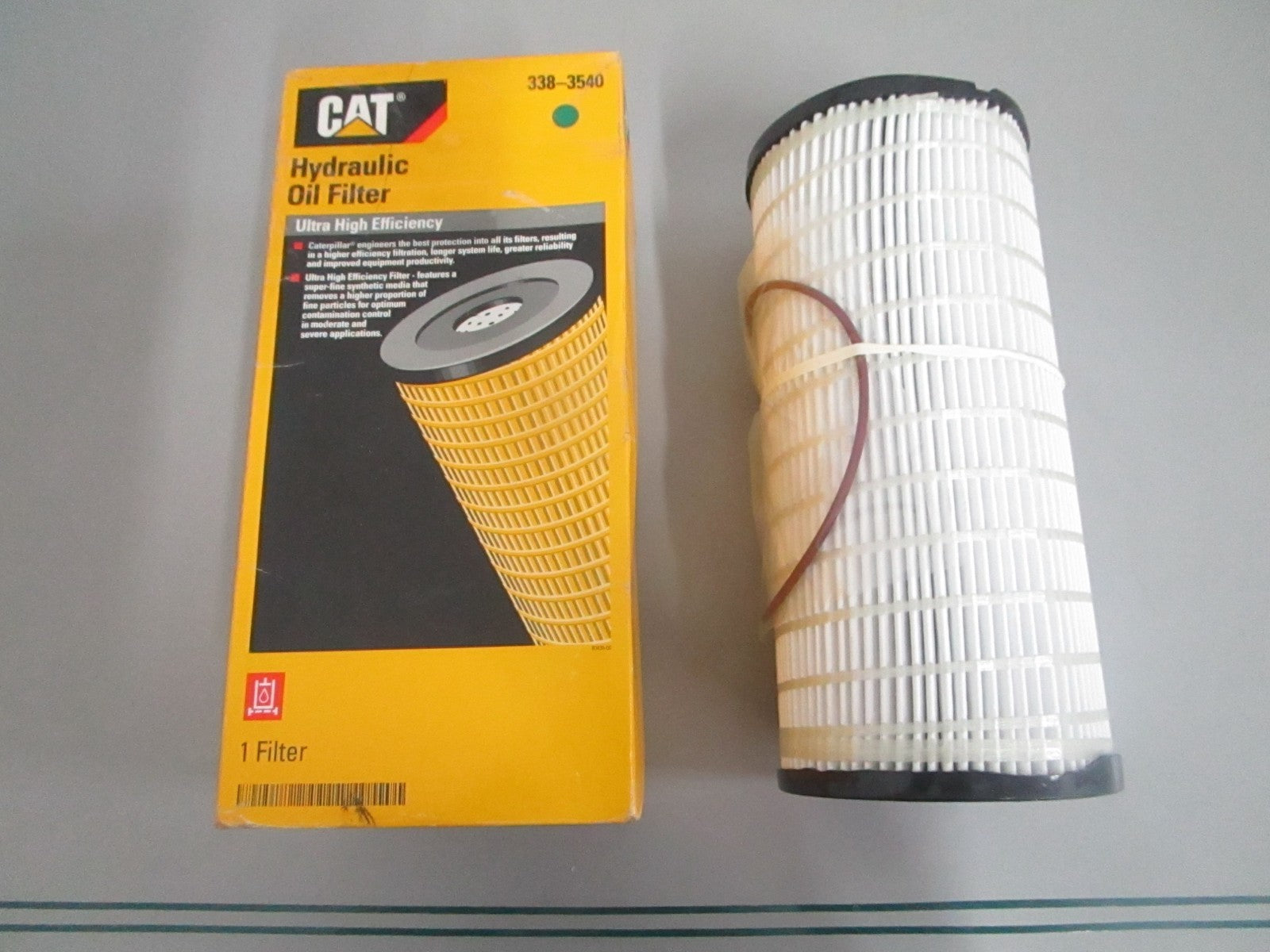 CAT 338-3540 Ultra High Efficiency Hydraulic Oil Filter Heavy Equip NEW OEM 0820