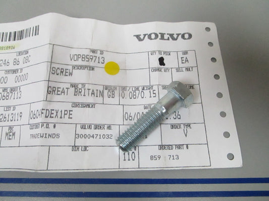 *NEW OEM* 0810 Volvo Penta Screw 859713