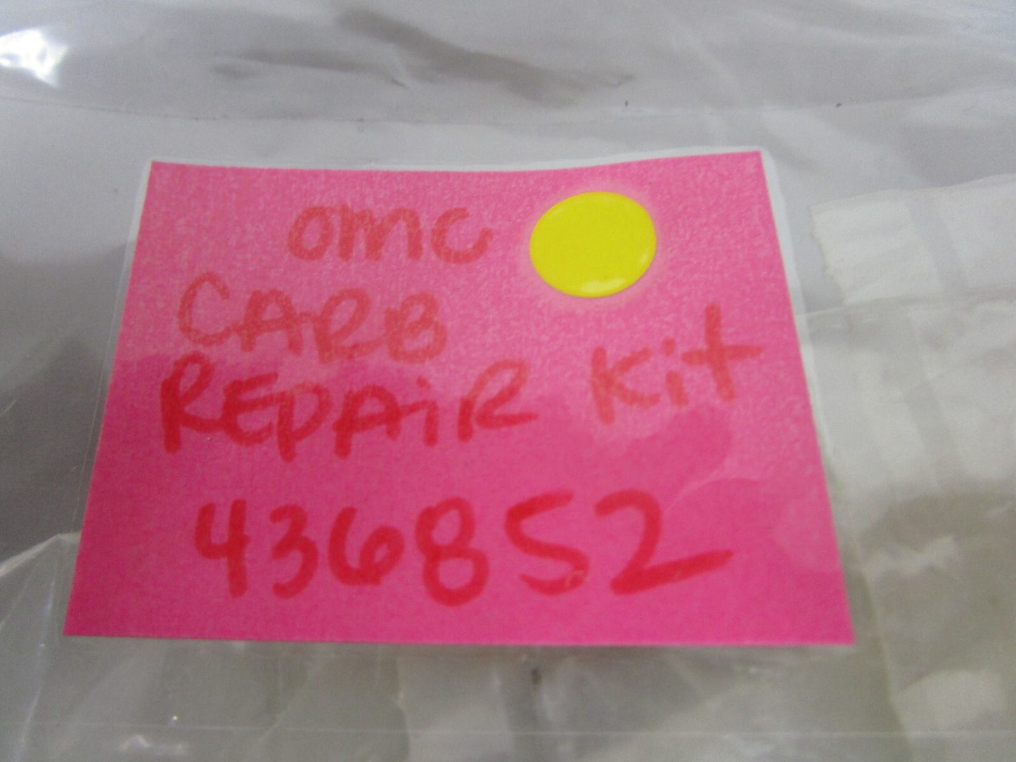 *NEW OEM* 0720 OMC Johnson Evinrude Carburetor Repair Kit 436852 0436852