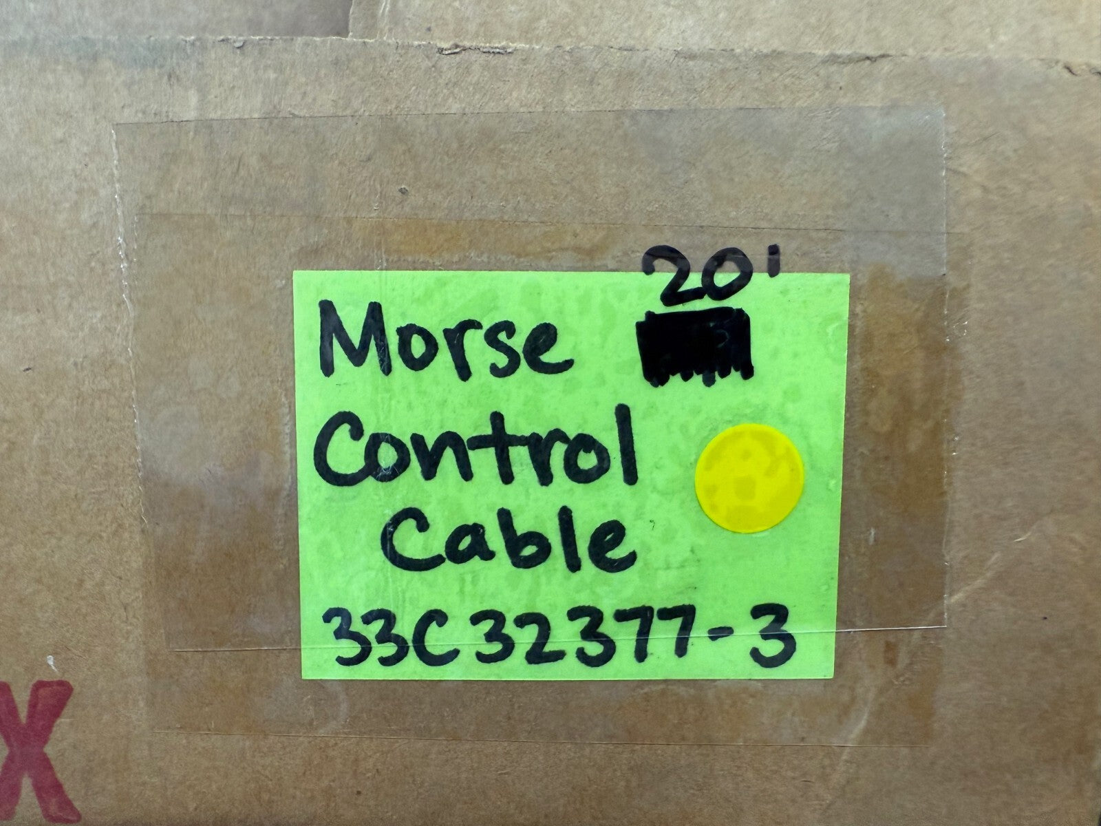 *NEW* 0820 Morse Controls 20' Control Cable 33C32377-3