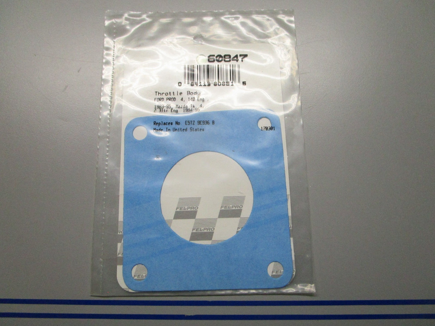 *NEW* 0810 Fel-Pro Throttle Body Gasket 60847 Replaces: E5TZ-9E936-B