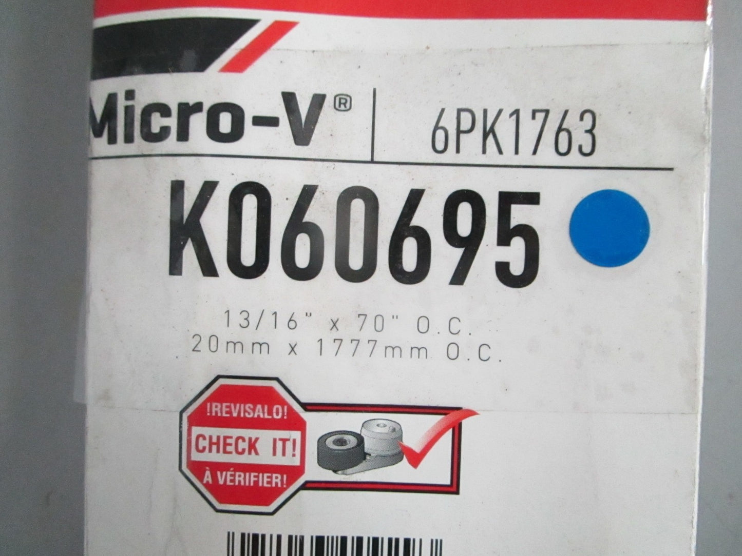 NEW K060695 Gates Century Series Micro-V Serpentine Belt 0820