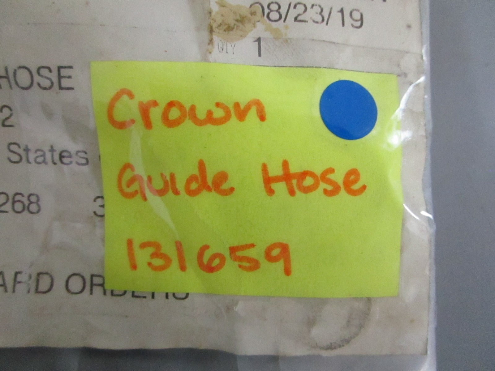 NEW OEM 131659 Crown Guide Hose 0820