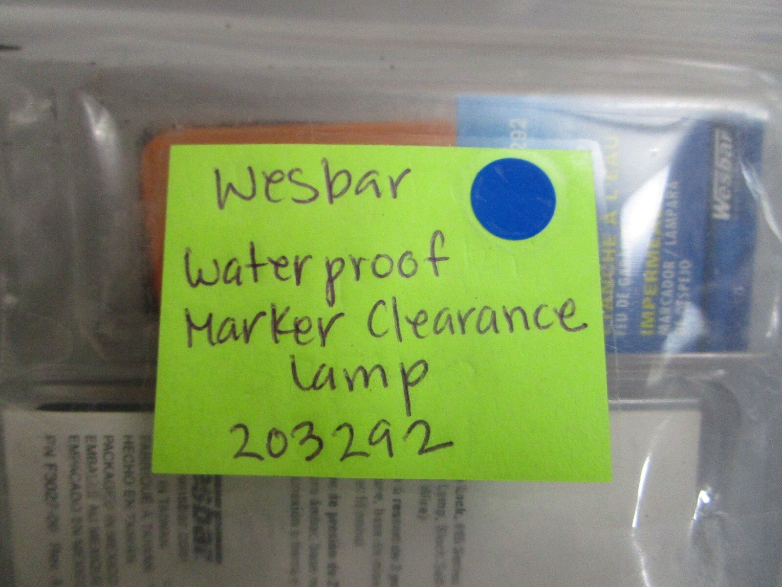 *NEW * 0770 Wesbar WaterProof Marker Clearance Lamp 203292