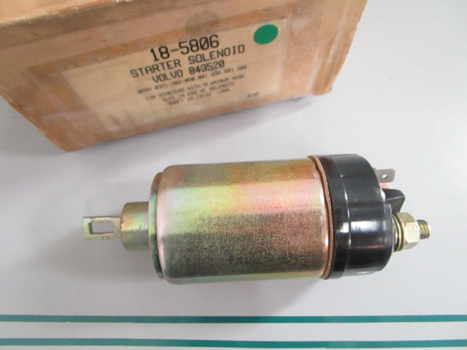 NEW 18-5806 Sierra Starter Solenoid Rep: 843520 Volvo 0820