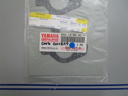 *NEW OEM* 0810 Yamaha Carburetor Gasket 6H4-14198-00-00
