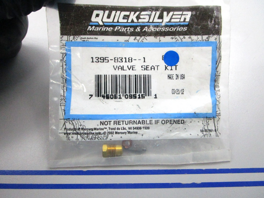 NEW OEM 1395-8318-1 Mercury Quicksilver Valve Seat Kit 0810