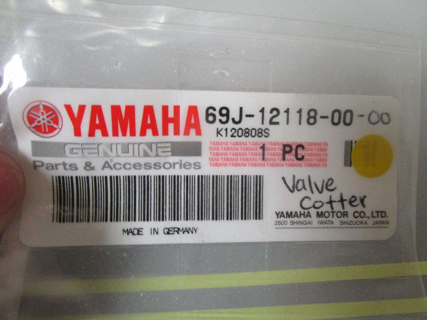 *NEW OEM* 0750 Yamaha VALVE COTTER 69J-12118-00-00