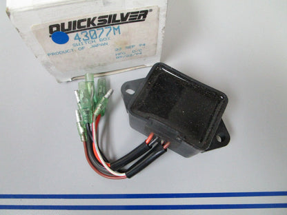 NEW OEM 43077M Mercury Quicksilver Switch Box 0720