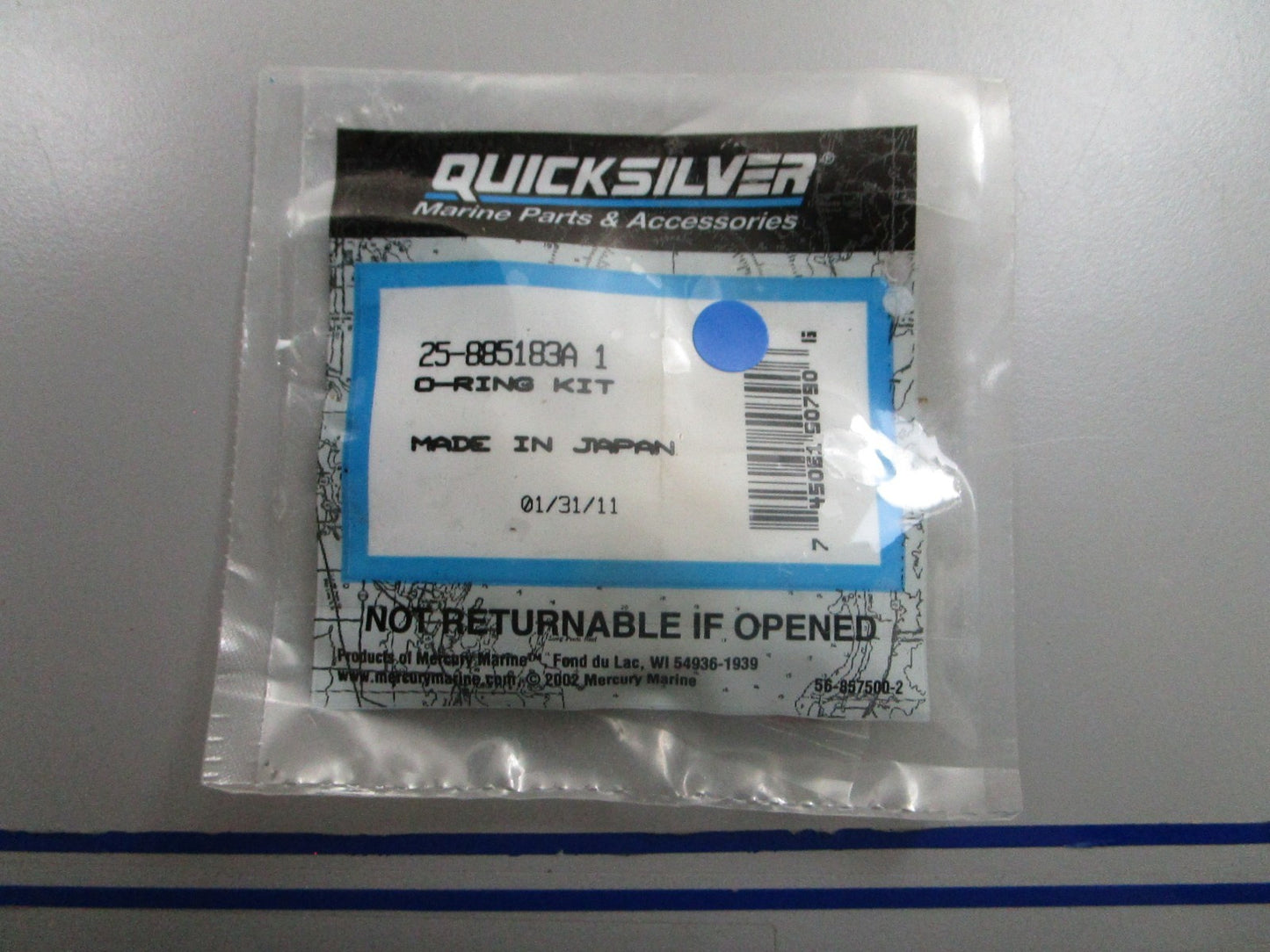 *NEW OEM* 0810 Mercury Quicksilver O-Ring Kit 25-85183A 1