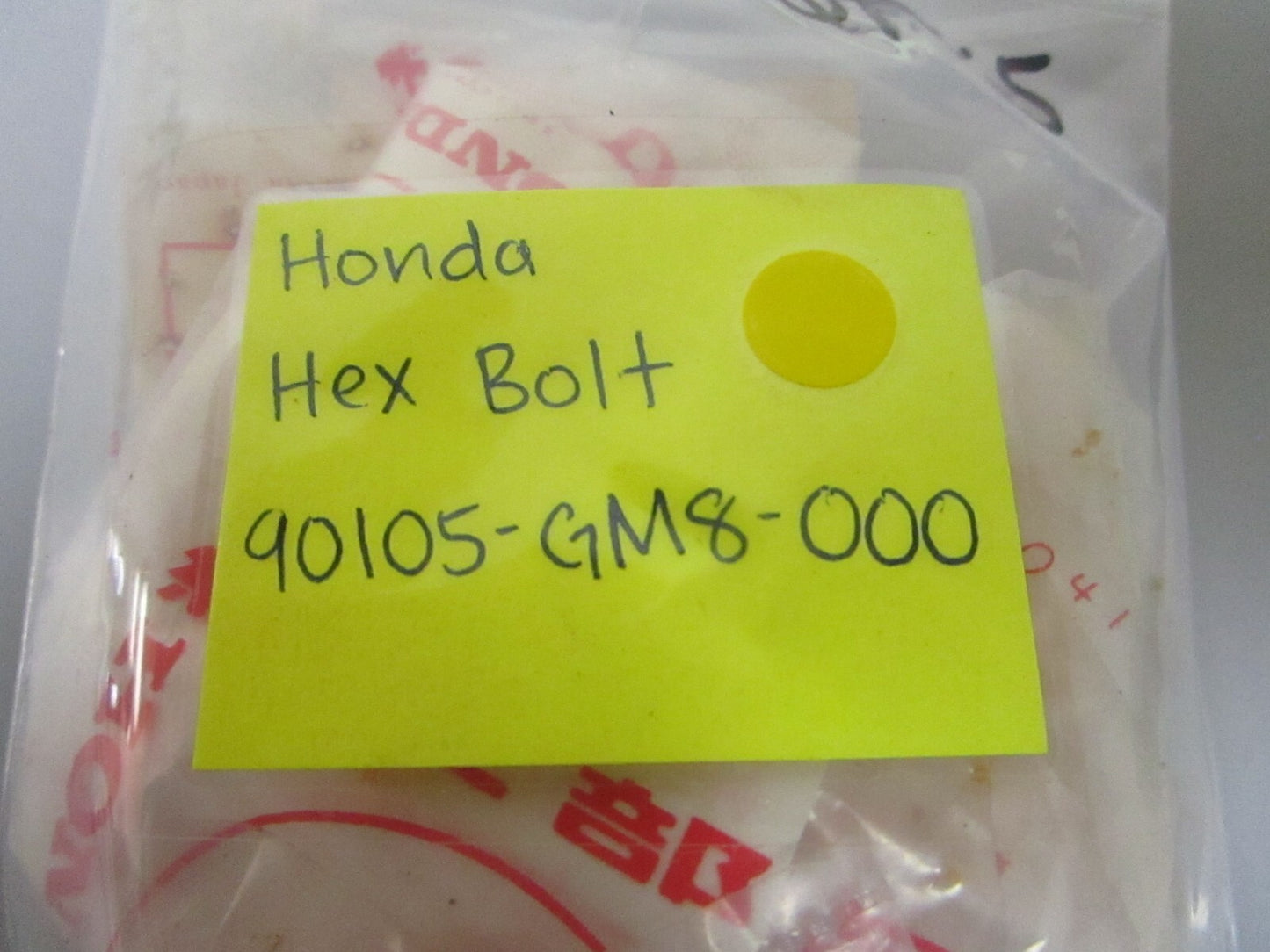 *NEW OEM* 0810 Honda Hexagon Bolt 90105-GM8-000