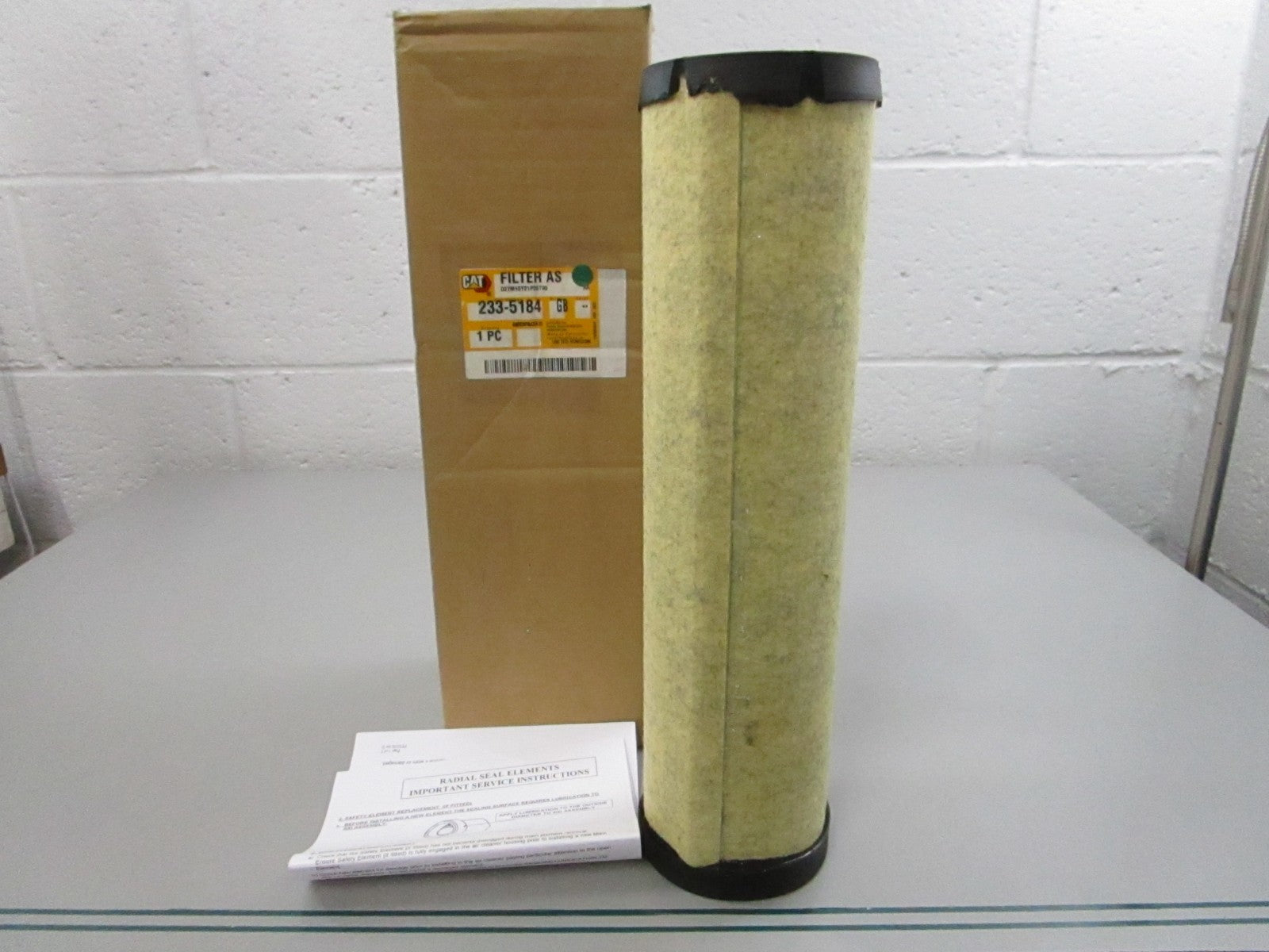 CAT NEW OEM Engine Air Filter Secondary 233-5184 3054 3054C C4.4 NOS 0810