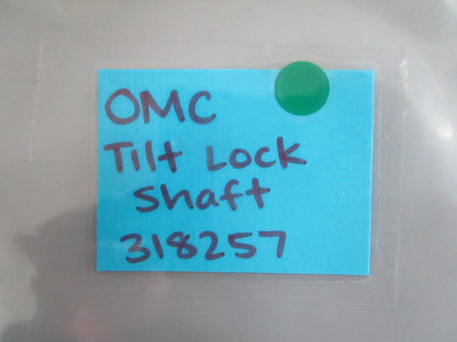 NEW OEM 318257 0318257 OMC Johnson Evinrude Tilt Lock Shaft 0820
