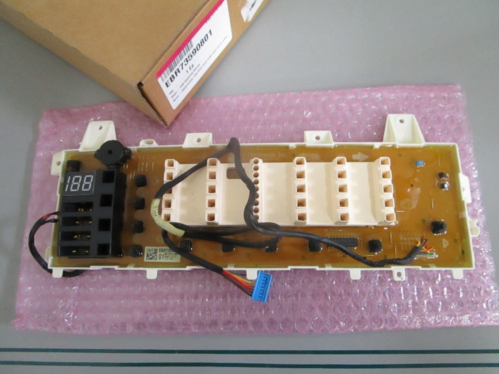 NEW OEM EBR73590801 LG Dryer Control Board 0820