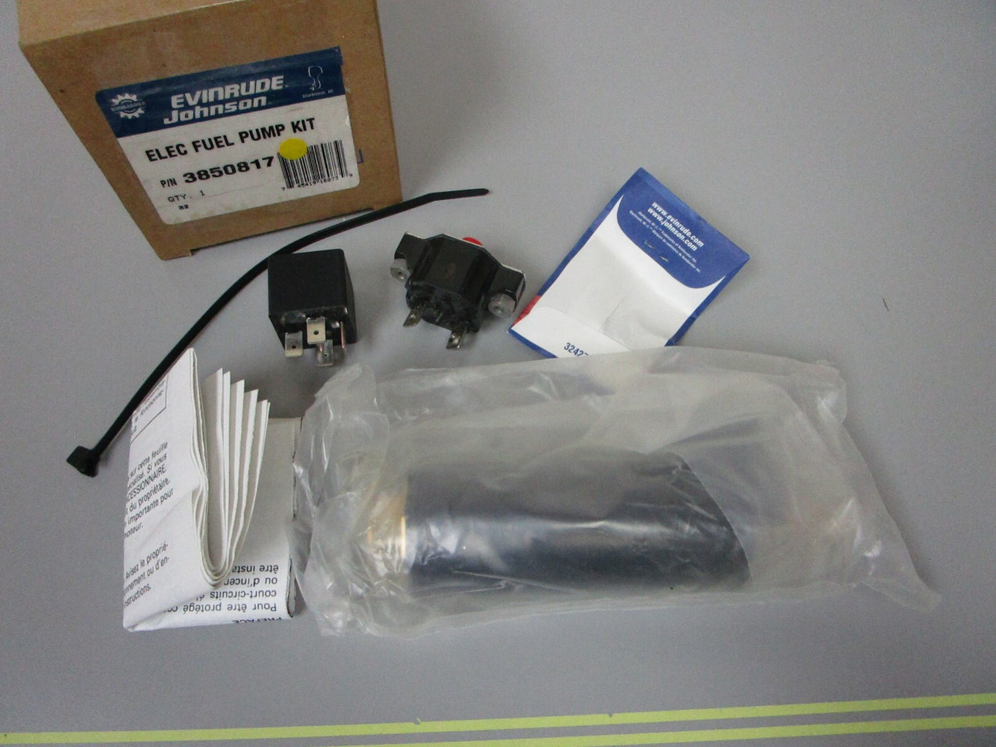 *NEW OEM* 0720 OMC Johnson Evinrude Electric Fuel Pump Kit 3850817