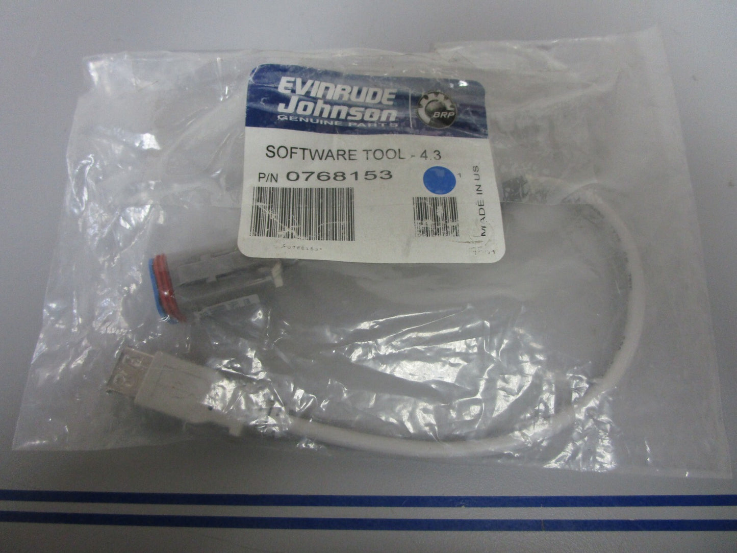 *NEW OEM* 0720 OMC Johnson Evinrude 4.3L Software Tool Harness 768153 0768153