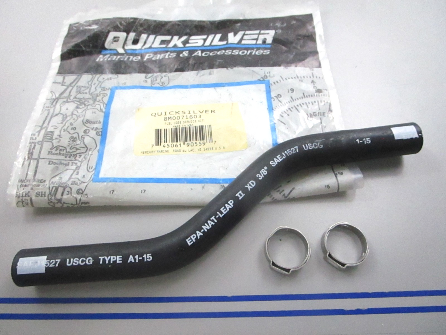 NEW OEM 8M0071603 Mercury Quicksilver Fuel Hose Service Kit 0810