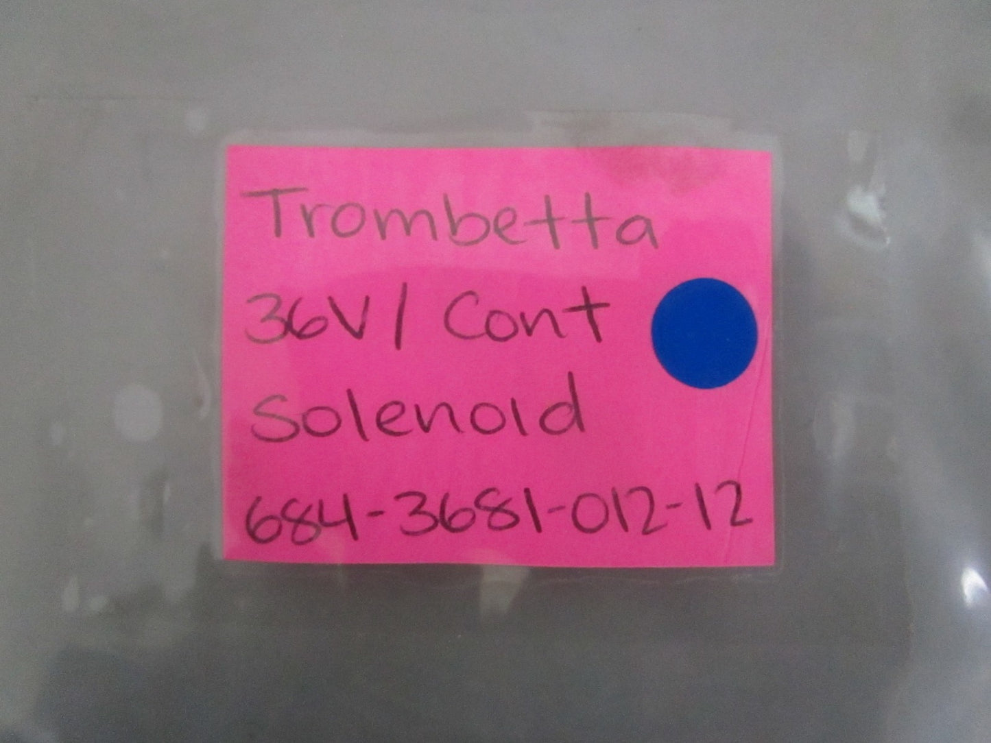 NEW OEM 684-3681-012-12 Trombetta 36V Solenoid 0820