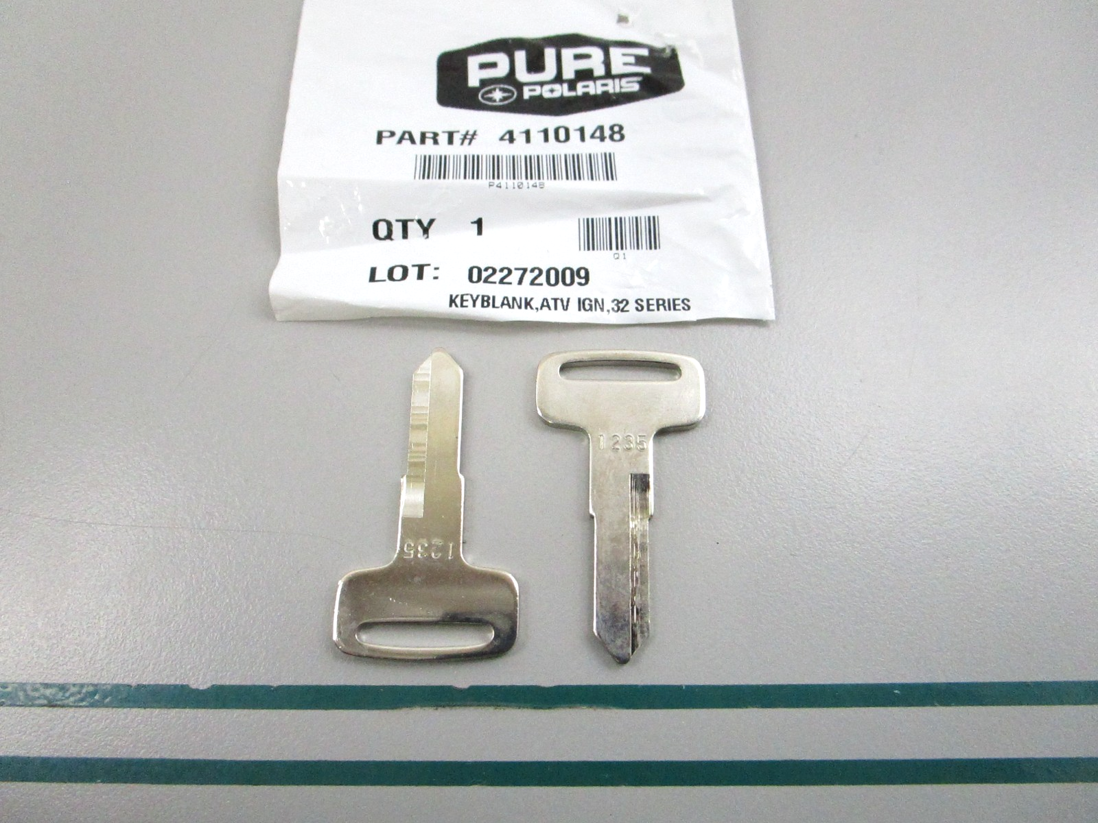 NEW OEM (LOT OF 2) 4110148 Polaris 32 Series Key  0810