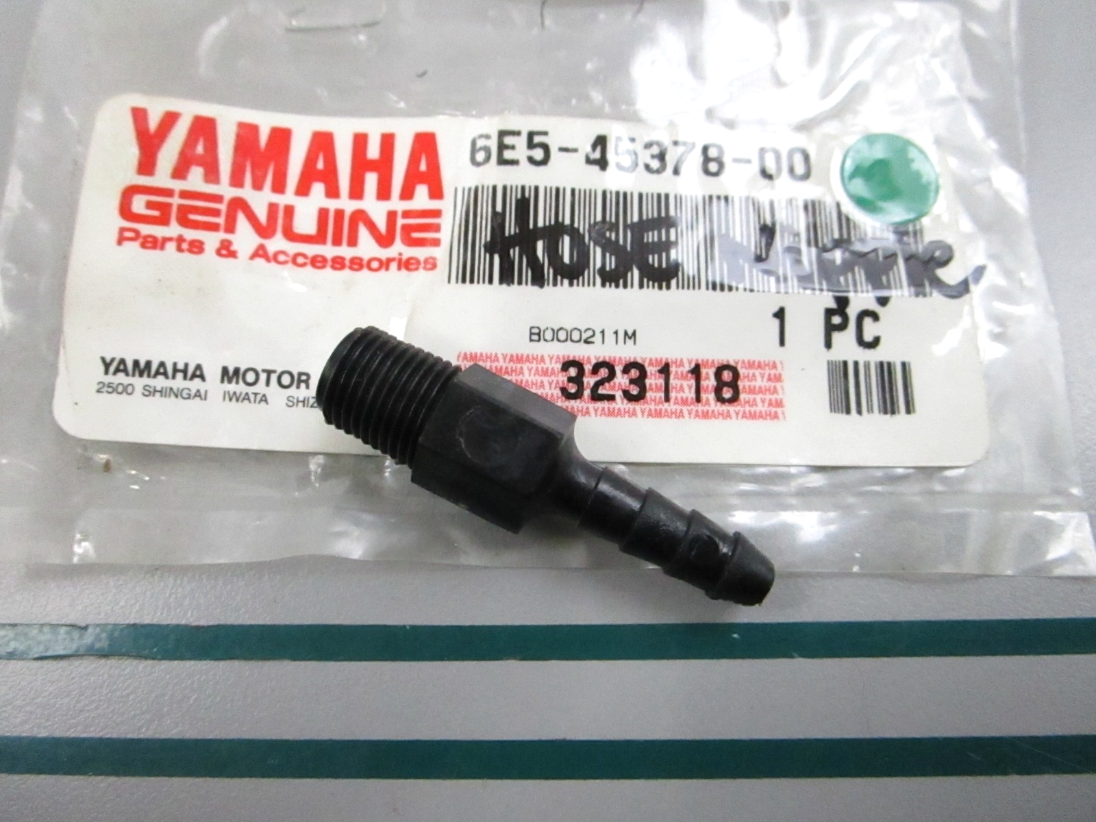 NEW OEM 6E5-45378-00-00 Yamaha Hose Nipple 0810