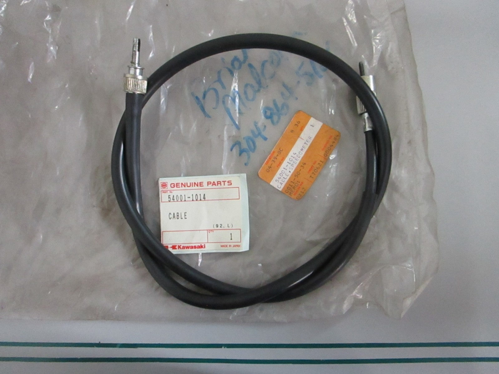 Kawasaki NEW OEM Speedometer Cable 54001-1014 KLR KZ NOS Genuine Part 0820