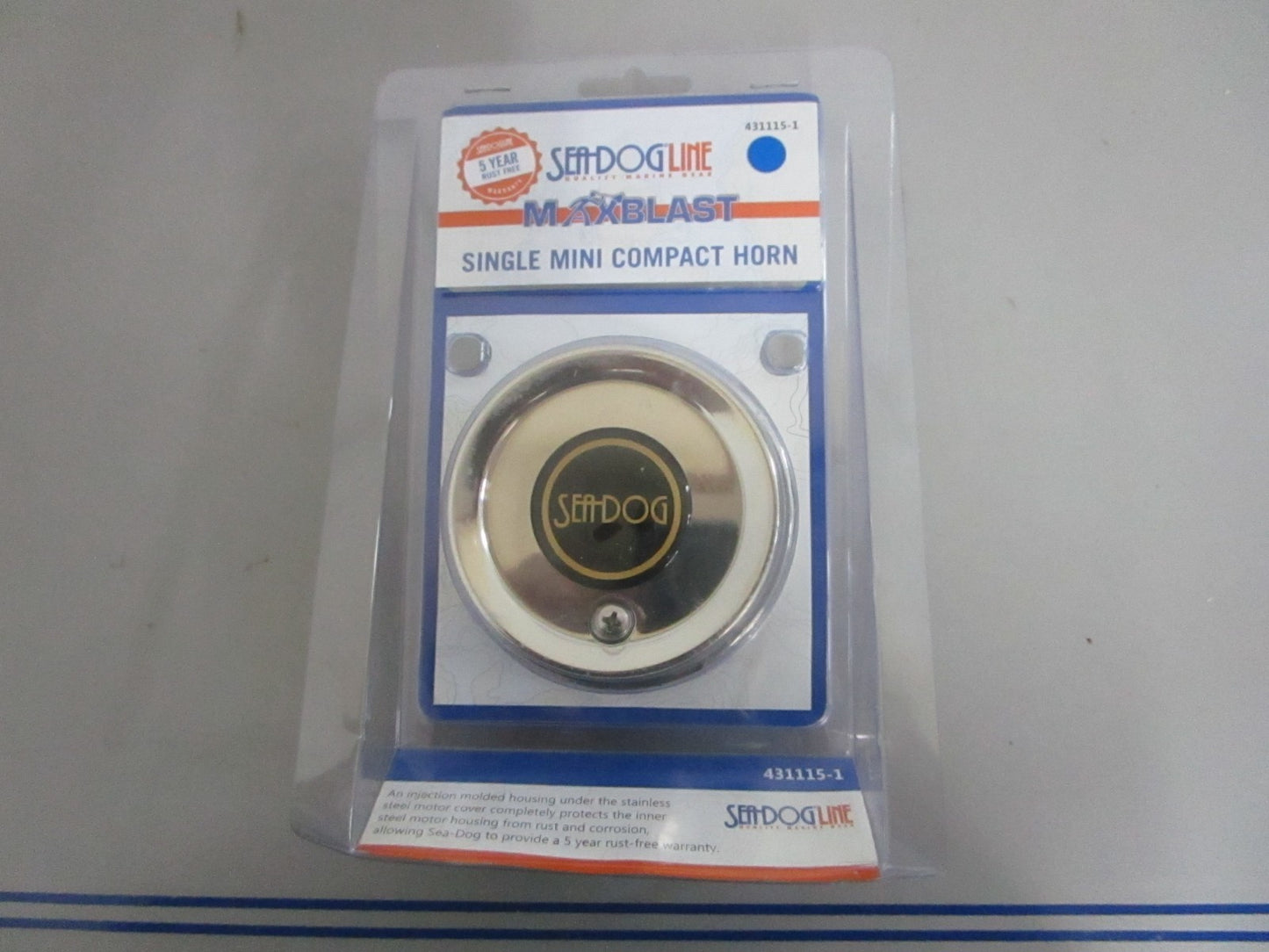 *NEW OEM* 0820 SeaDog Single Mini Compact Horn 431115-1