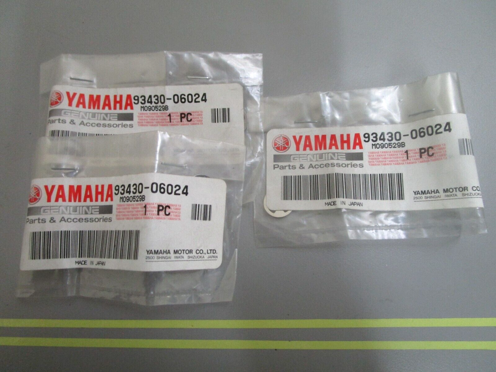 *NEW OEM* (LOT OF 3) 0810 Yamaha Circlip 93430-06024