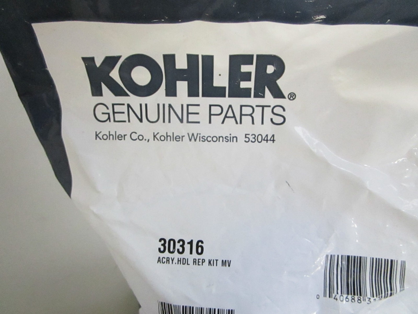 *NEW OEM* 0820 Kohler Acrylic Handle Kit 30316