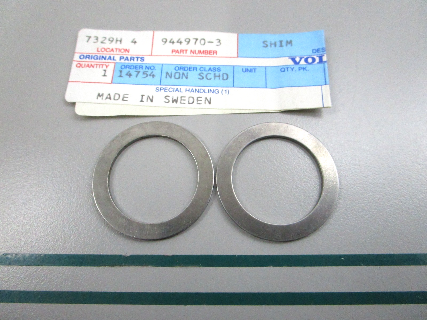 NEW OEM (LOT OF 2) 944970 Volvo Penta Shim 0810