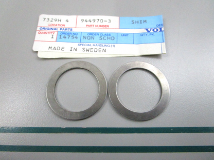 NEW OEM (LOT OF 2) 944970 Volvo Penta Shim 0810