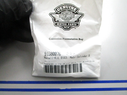 *NEW OEM* 0810 Harley Davidson Master Cylinder Banjo Recall Kit 91500076