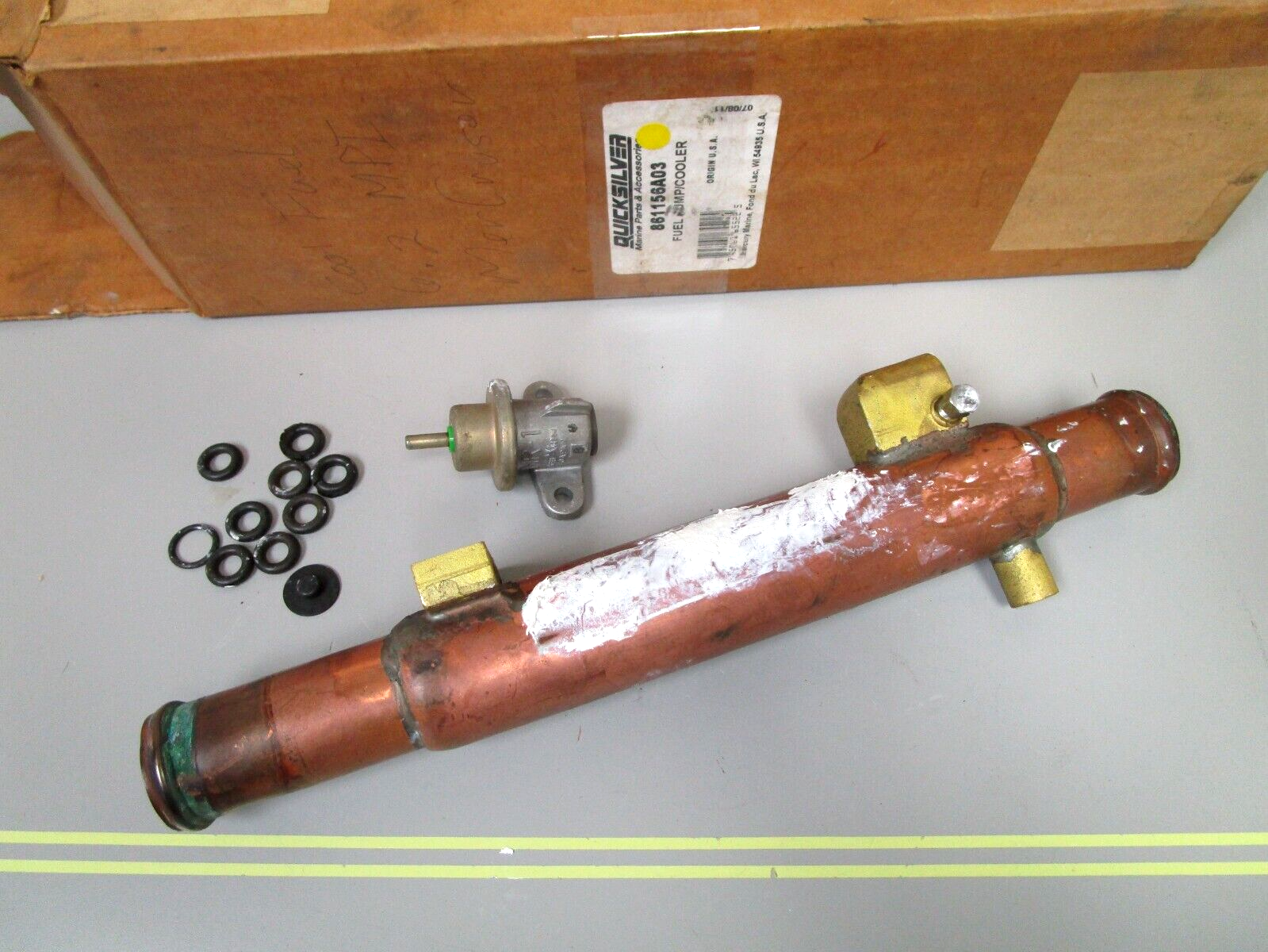 *NEW OEM* 0720 Mercury Quicksilver Fuel Cooler & Regulator Assembly 861126A1