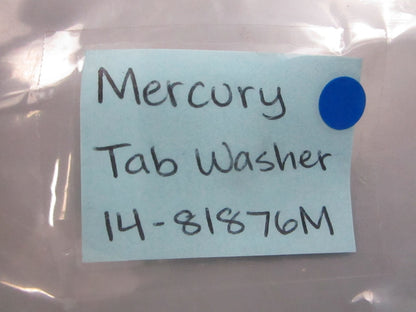 NEW OEM 14-81876M Mercury Quicksilver Tab Washer 0810