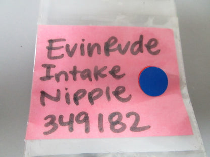 *NEW OEM* 0810 OMC Johnson Evinrude Intake Nipple 349182 0349182