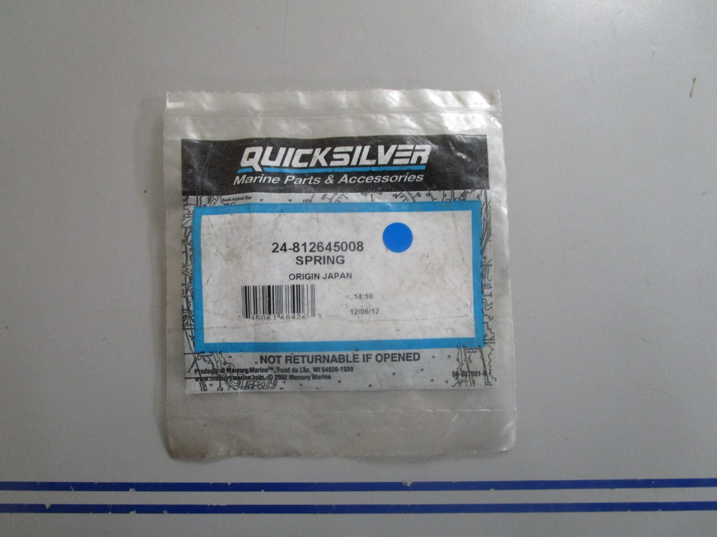 *NEW OEM* 0810 Mercury Quicksilver Spring 24-812645008