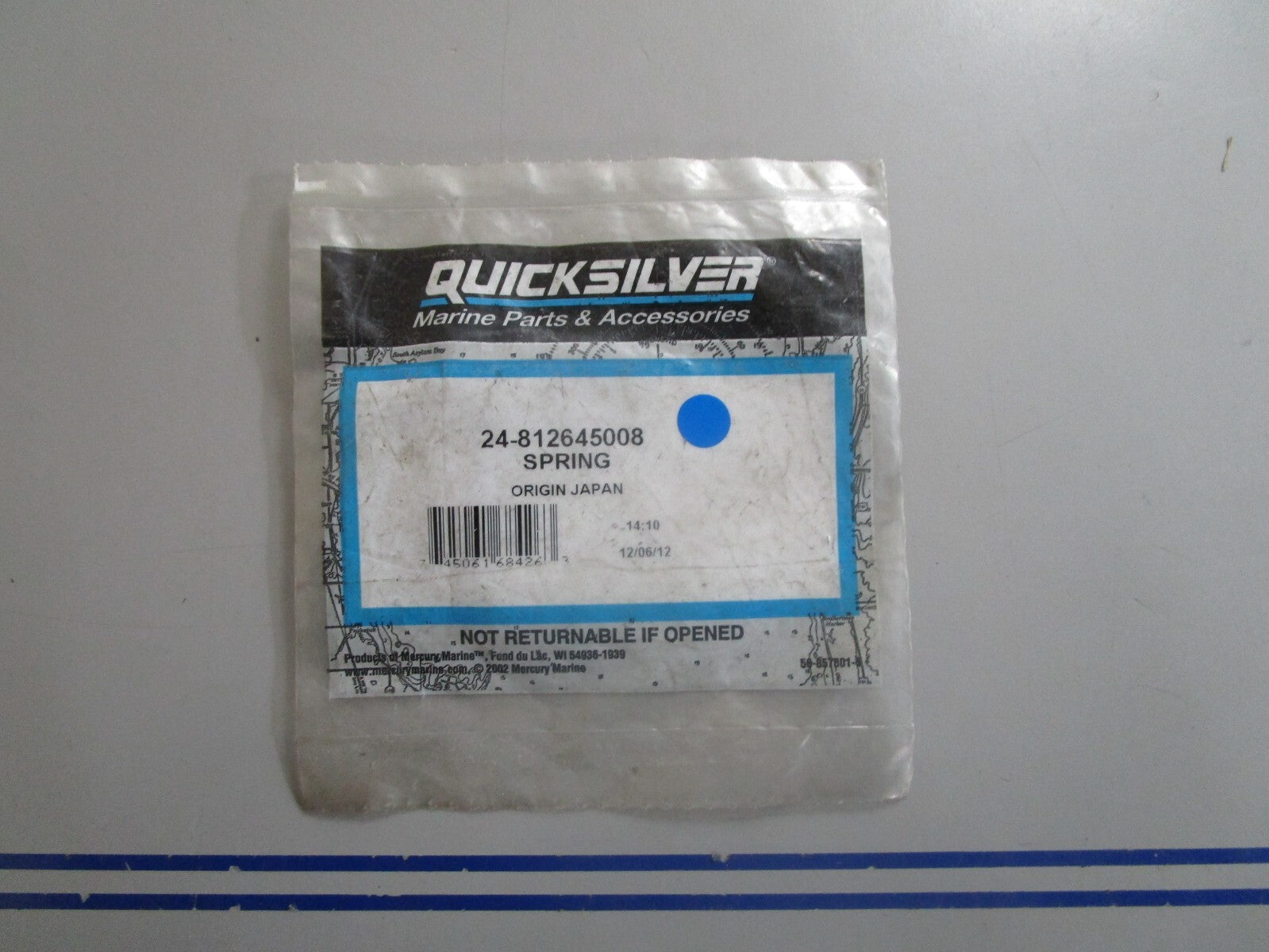 *NEW OEM* 0810 Mercury Quicksilver Spring 24-812645008