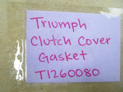 *NEW OEM* 0810 Triumph Clutch Cover Gasket T1260080