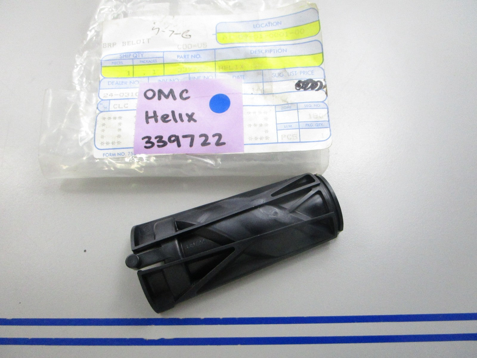 NEW OEM 339722 0339722 OMC Johnson Evinrude Helix 0810