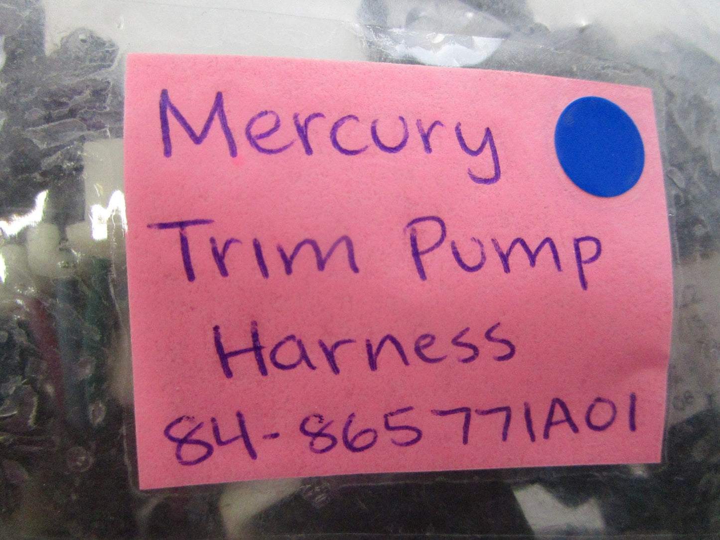 *NEW OEM* 0810 Mercury Quicksilver Trim Pump Harness 84-865771A01