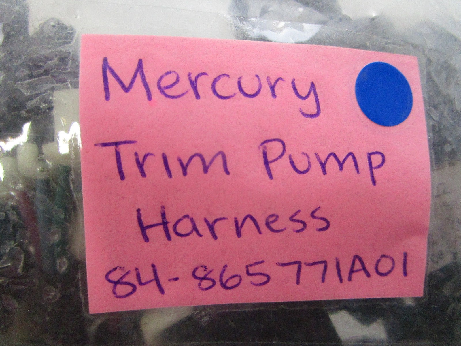 *NEW OEM* 0810 Mercury Quicksilver Trim Pump Harness 84-865771A01