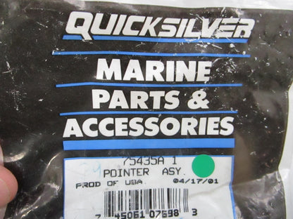 NEW OEM 75435A 1 Mercury Quicksilver Pointer Assembly 0810