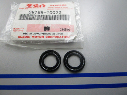 *NEW OEM* (LOT OF 2) 0810 Suzuki Drain Plug Gasket 09168-10022