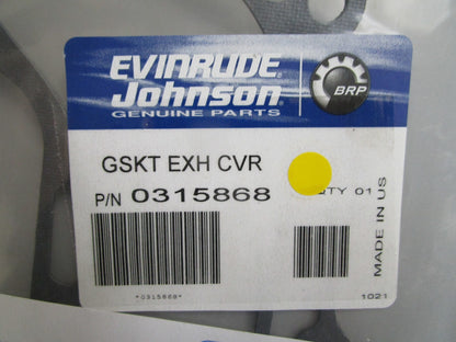 *NEW OEM* 0820 OMC Johnson Evinrude Exhaust Cover Gasket 315868 0315868