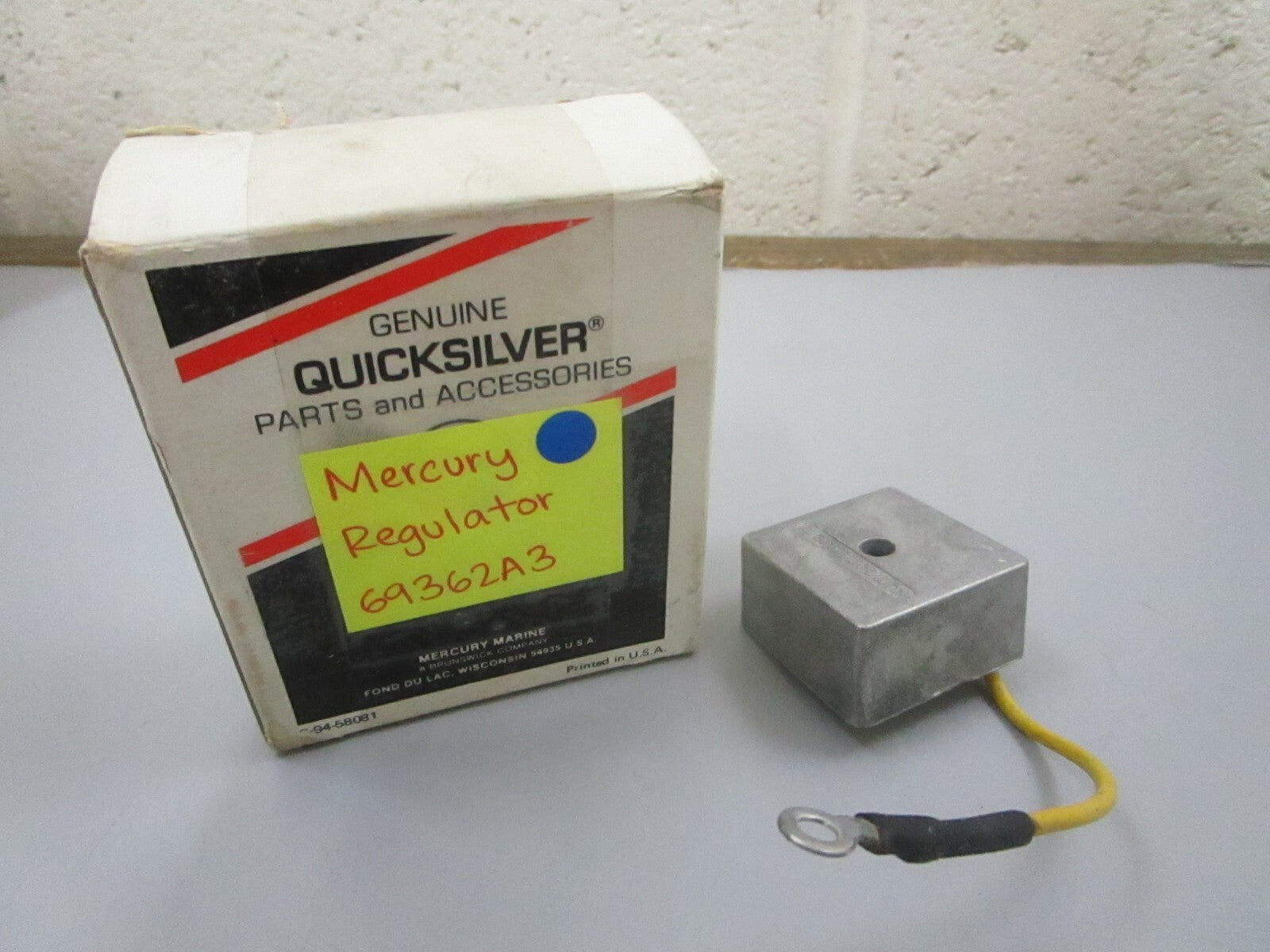 *NEW OEM* 0810 Mercury Quicksilver Regulator 69362A3